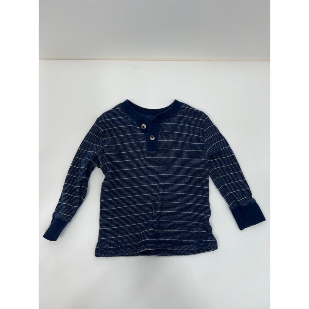 CHEROKEE Long Sleeves Shirt Cotton Navy Blue Thermal‎ Toddler Boys 18 Months
